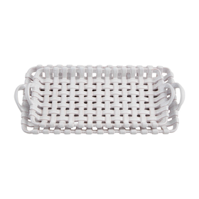 Mud Pie Nested Basket Weave Trays