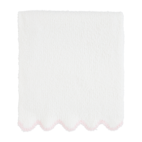 Mud Pie Scallop Chenille Blanket