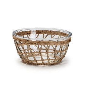 Two's Company Woven Lattice Bowl Medium