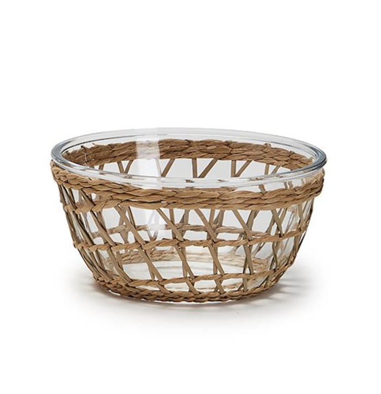 Two's Company Woven Lattice Bowl Medium