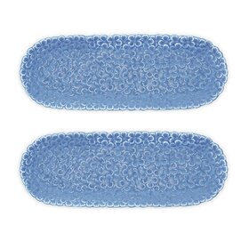 Two's Company Hydrangea Cracker Dish