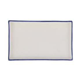 Viva by VIETRI Santorini Stripe Rectangular Tray