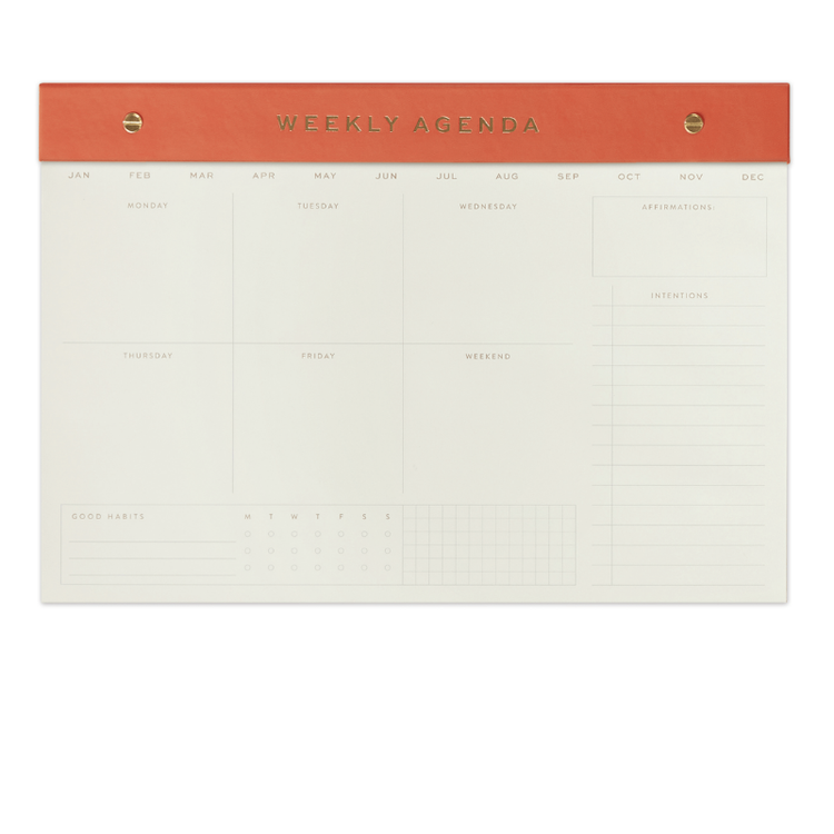 Designworks Ink Weekly Post Bound Notepad