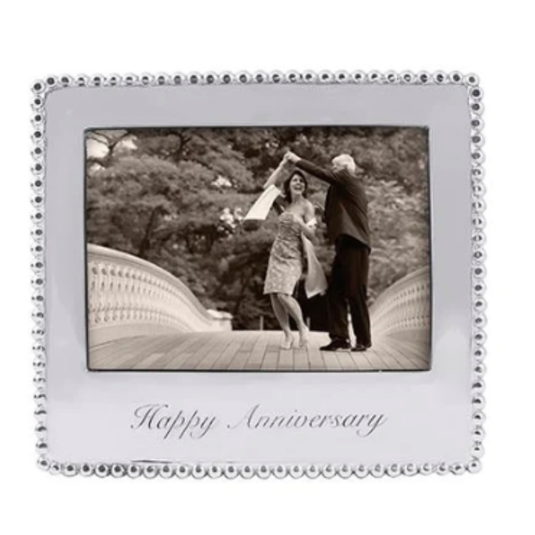 Mariposa Happy Anniversary Beaded 5x7 Frame