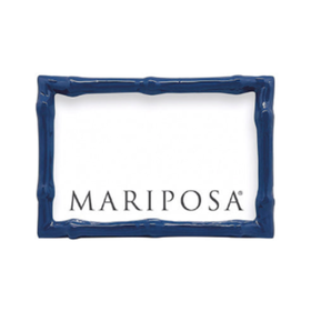 Mariposa Bamboo Blue 4x6 Frame