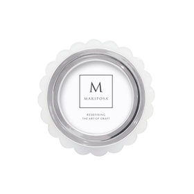 Mariposa Acrylic Scallop Translucent Round Frame