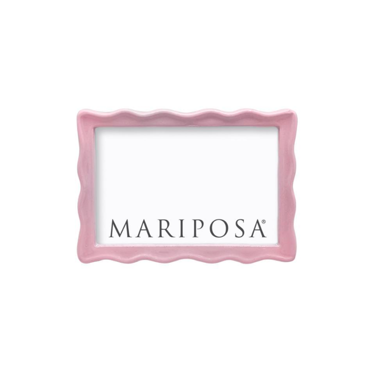 Mariposa Wavy Pink 4x6 Frame