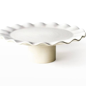 Coton Colors Signature Ruffle Cake Stand 11"