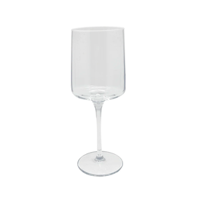 Mariposa Fine Line Clear with White Rim Wine Glass