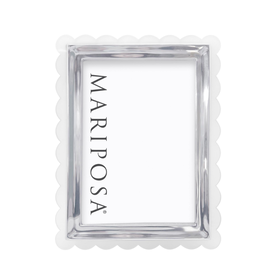 Mariposa Acrylic Scallop Translucent 5x7 Frame
