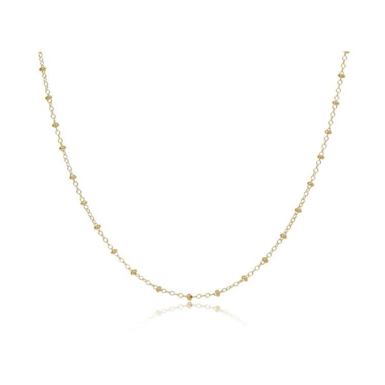 enewton design 17" Choker Simplicity Chain Gold - 2mm Bead Gold