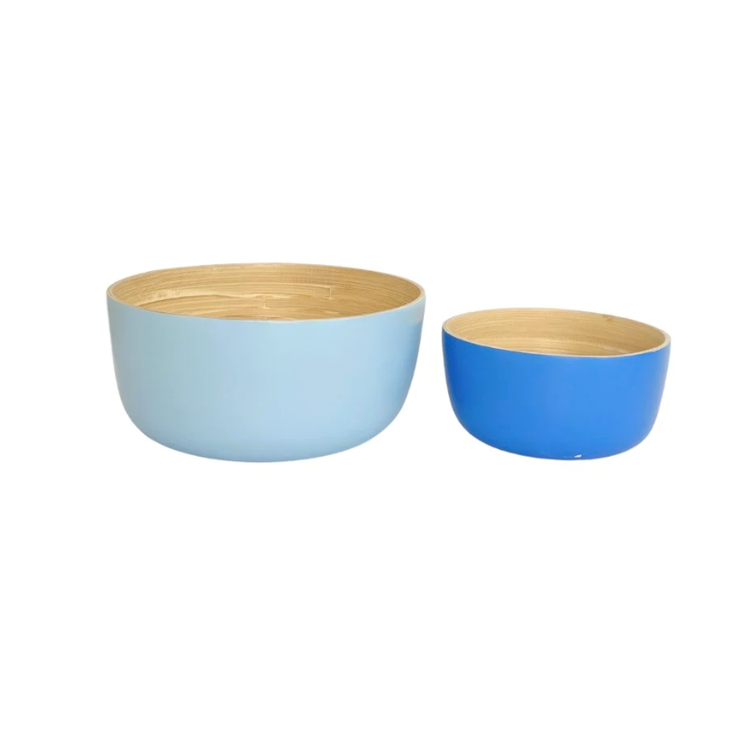 Porter Green Bamboo Bowls Set of 2