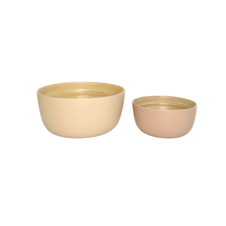 Porter Green Bamboo Bowls Set of 2