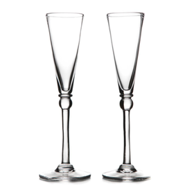 Simon Pearce Hartland Flutes (2) In Gift Box