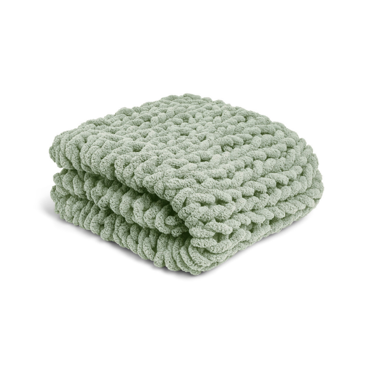 Demdaco Chunky Knit Throw Blanket
