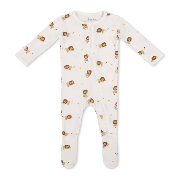 Bamboo Little Zippered Footie-Bamboo Little