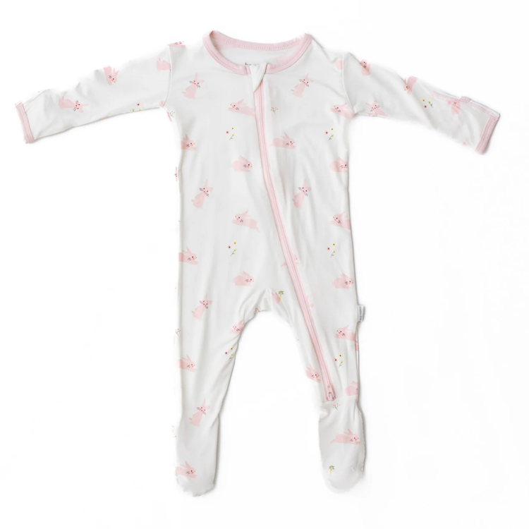 Bamboo Little Zippered Footie-Bamboo Little