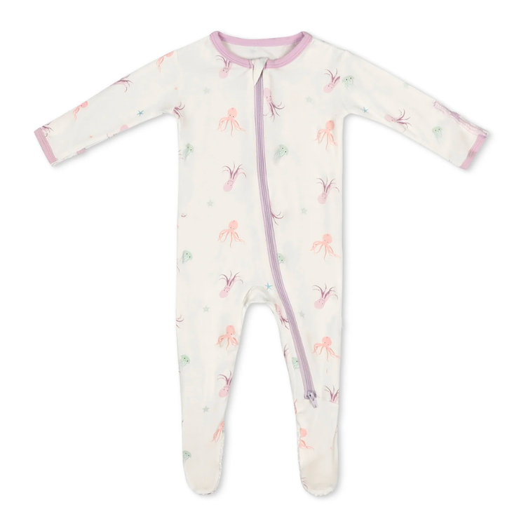 Bamboo Little Zippered Footie-Bamboo Little