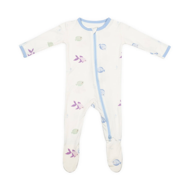 Bamboo Little Zippered Footie-Bamboo Little