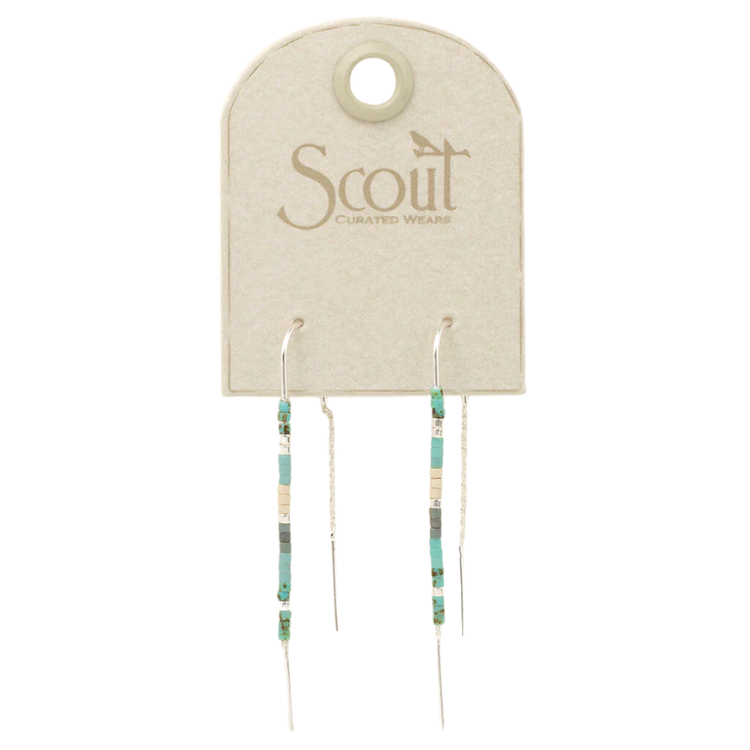 Scout Curated Wears Chromacolor Miyuki Thread Earrings