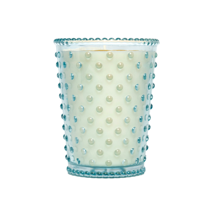 Hobnail Glass Candle 16 oz