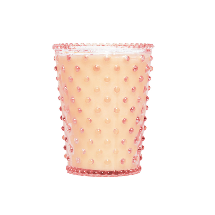 Hobnail Glass Candle 16 oz