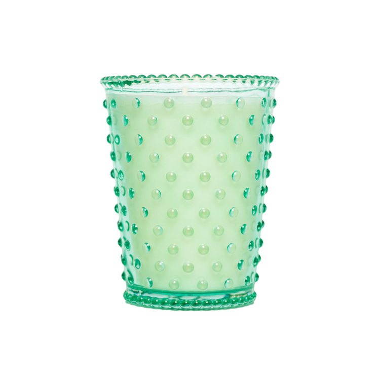 Hobnail Glass Candle 16 oz