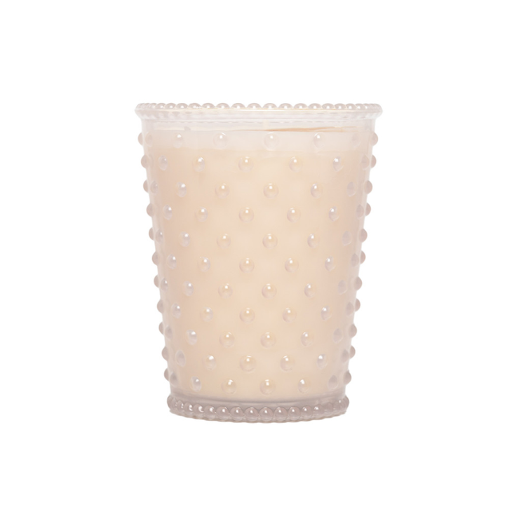Hobnail Glass Candle 16 oz