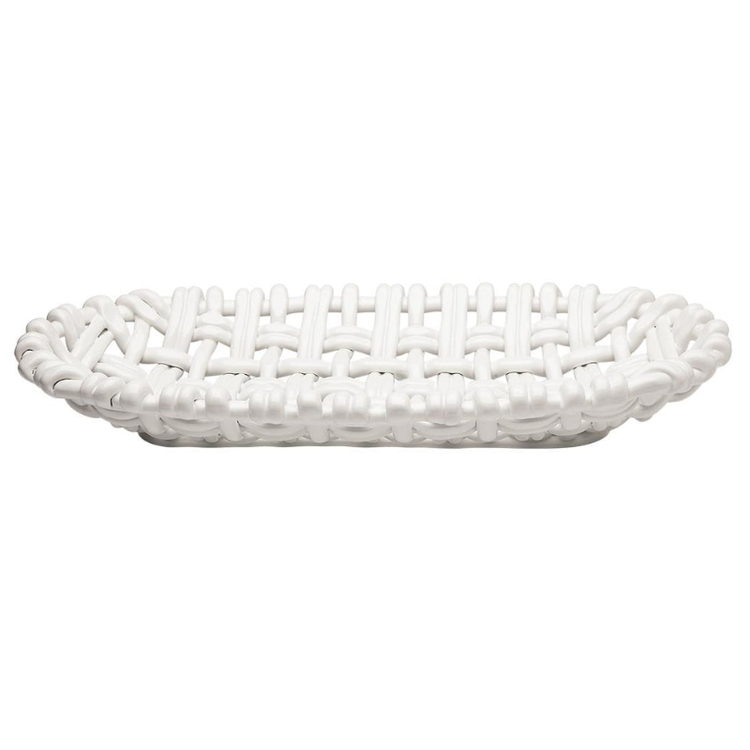Skyros Oval Basket White