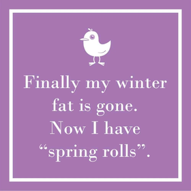 Paper Products Design Beverage Napkin - Spring Rolls