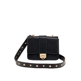 Kitty Recycled Crossbody Bag - Black