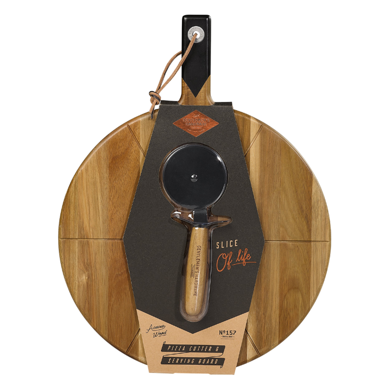 Gentlemen's Hardware Pizza Board With Cutter