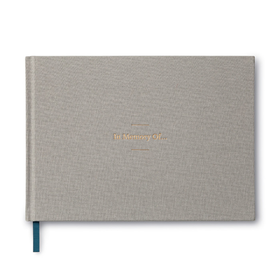 Compendium Inc. Memorial Guest Book - Gray