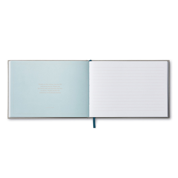 Compendium Inc. Memorial Guest Book - Gray