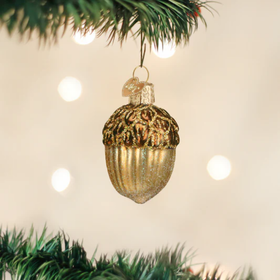 Old World Christmas Acorn Glass Ornament
