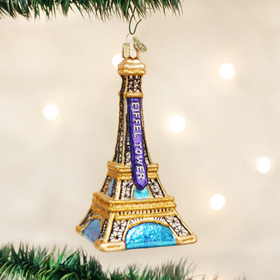 Old World Christmas Eiffel Tower Glass Ornament