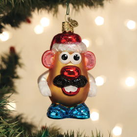 Old World Christmas Mr. Potato Head Glass Ornament