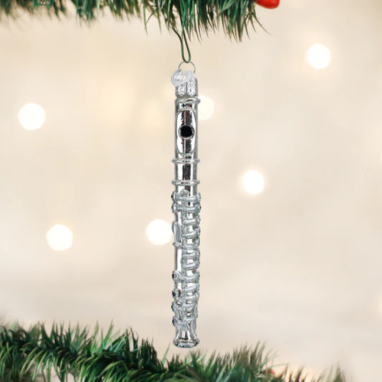 Old World Christmas Flute Glass Ornament