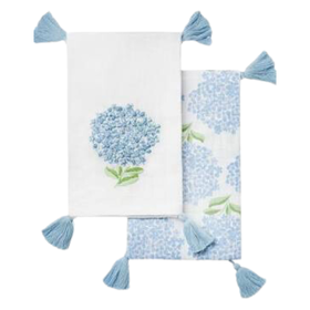 Hydrangea Dish Towel Set of 2