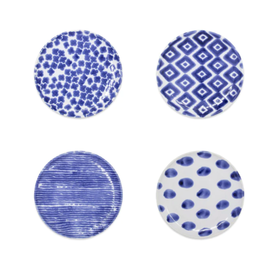 Viva by VIETRI Santorini Assorted Cocktail Plates