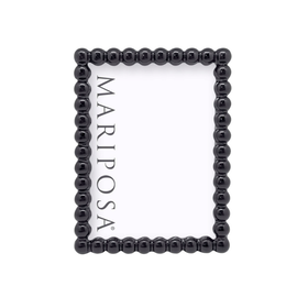 Mariposa Baubles White 5x7 Frame