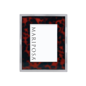 Tortoise w/ Metal Border Frame 5x7