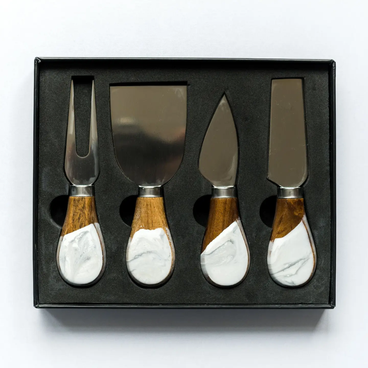 Lynn & Liana Serveware Resin Coated Cheese Knife Set