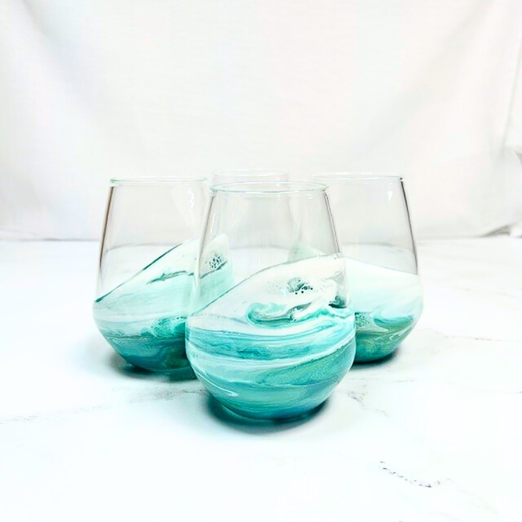 Lynn & Liana Serveware Resin Stemless Glass