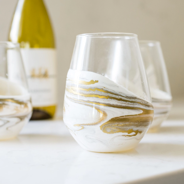 Lynn & Liana Serveware Resin Stemless Glass