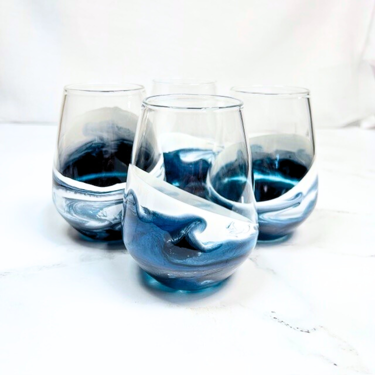 Lynn & Liana Serveware Resin Stemless Glass