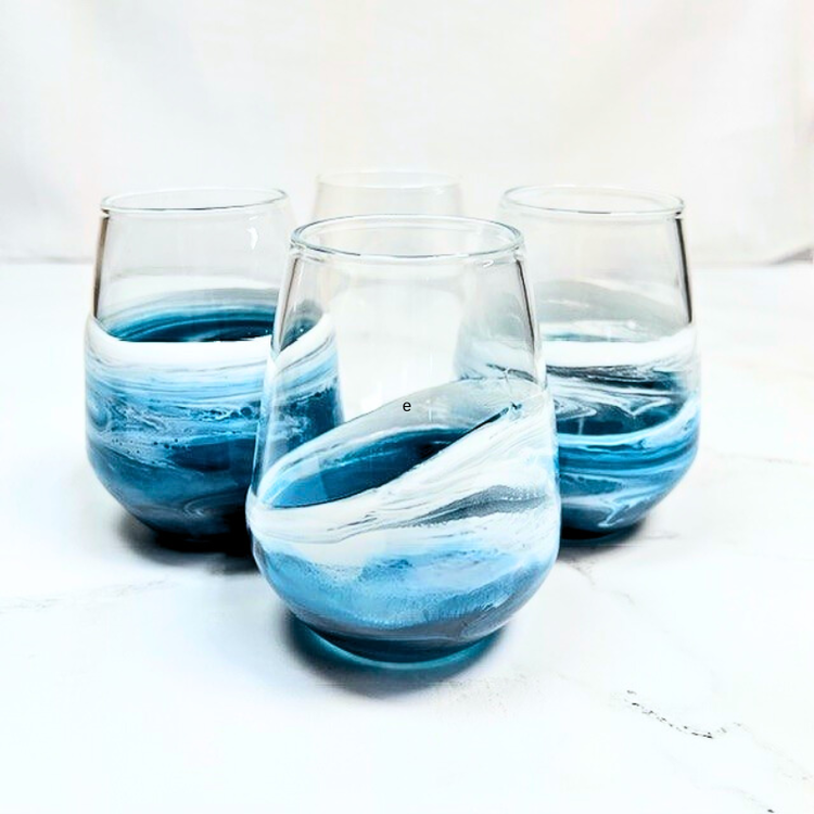 Lynn & Liana Serveware Resin Stemless Glass
