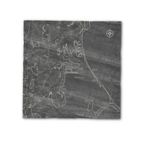 Well Told Home Town Map Slate Server