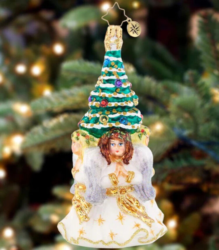 christopher radko Angelic Christmas Tree Ornament