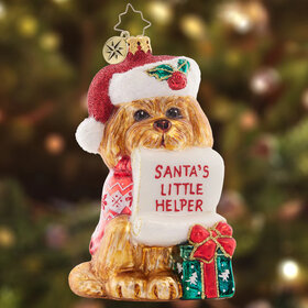 christopher radko Festive Furry Friend Ornament